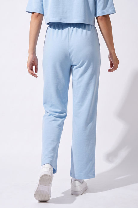 Zivame Athleisure Straight Leg Pants - Blue Bell — image 3